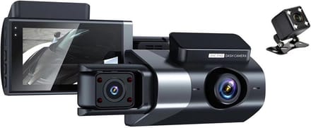 Dashcam voor auto - Voor en achter - Groothoeklens - Automatische start