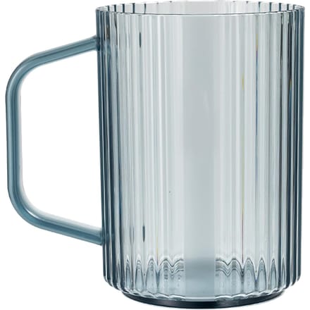 Transparante Tandenborstelbeker Multifunctioneel Comfortabel Handvat Plastic Beker voor Thuis Badkamer gray
