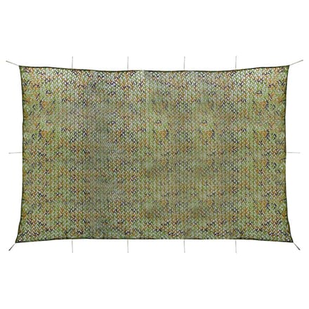 vidaXL - Camouflagenet - met - opbergtas - 5x7 - m - groen