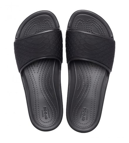 Crocs Sloane Snake Low Slide Zwart Maat 34/35 US 5