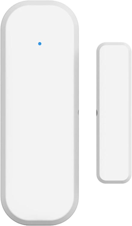 Deuropeningssensor - Raamalarm - Huisbeveiliging - App-besturing - 7.4 x 4.5 x 2.5 cm - Wit