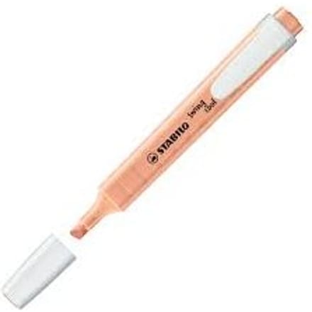 STABILO Swing Cool Pastel - Markeerstift - Perfect Voor Onderweg - Cremig Perzik - Per stuk
