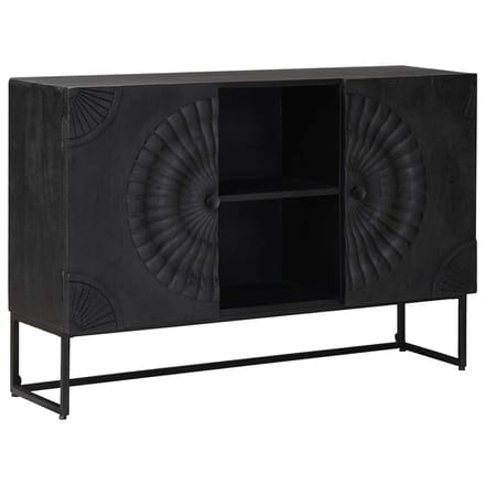 vidaXL - Dressoir - Zwart - 105 - x - 30 - x - 68 - cm