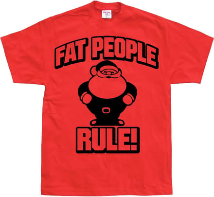 Hybris Fat People Rule T-shirt SH-1-15069-H6-2