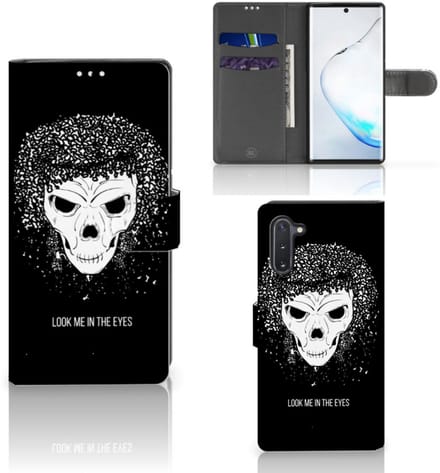 Telefoonhoesje met Naam Samsung Galaxy Note 10 Skull Hair