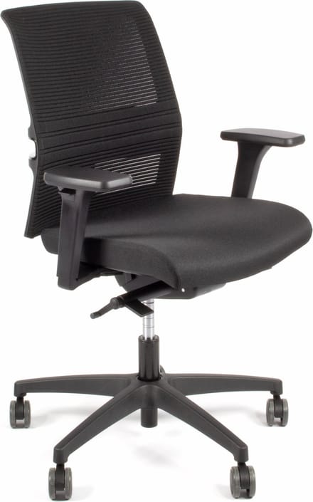 Linea Omnia 02 - Bureaustoel - Ergonomisch EN1335 - Multi verstelbaar- Zwart