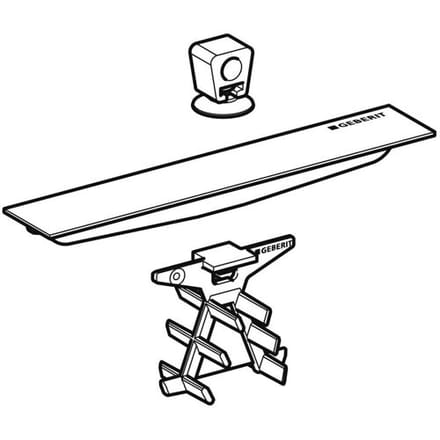 Geberit replacement cover for shower drain Cleanline 20, 243.127.00.1