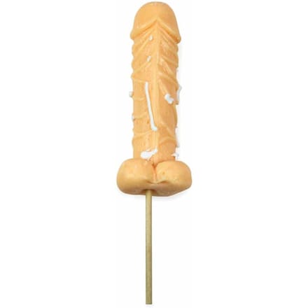 Penis met Cum lolly met melk  chocolade smaak