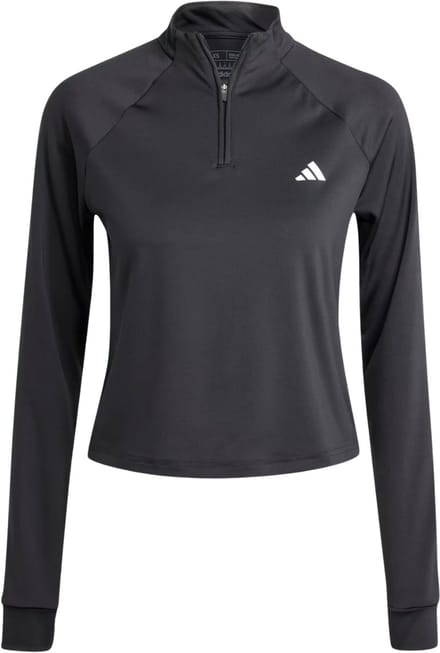 Trainingsshirt 1/4 rits voor dames adidas Essentials Minimal Branding