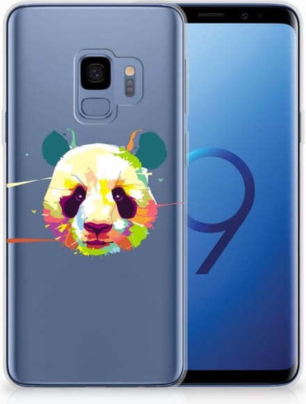 Samsung Galaxy S9 Telefoonhoesje met Naam Panda Color