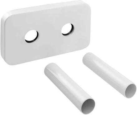 Bruckner Wicher - Afdekrozet voor middenaansluiting 50 mm, wit 600.315.4