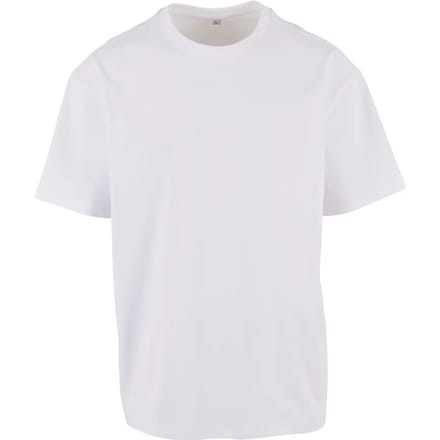 Build your Brand Cotton Loose Tee BY308 - White - S