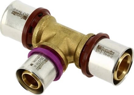 Bonfix Perskoppeling - 3x Alu-pers - T-koppeling - verlopend - 32 x 26 x 32mm