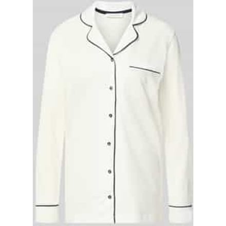regular fit pyjamabovendeel met borstzak