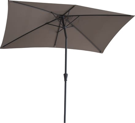 4gardenz® Parasol Rechthoek 150x250cm Kantelbaar - Balkonparasol Taupe