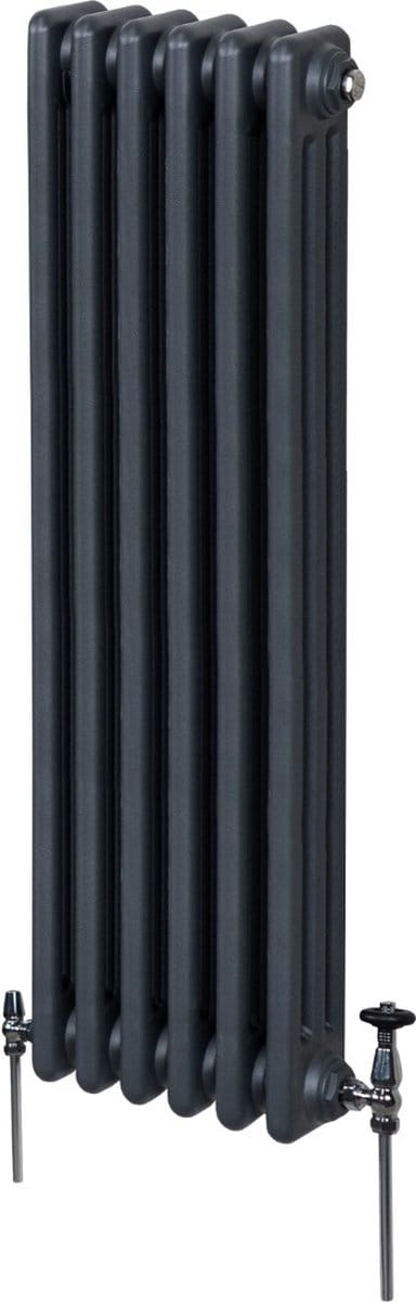 Traditionele 3 kolom verticaal radiator - grijs - 1500x292mm - 3523btu