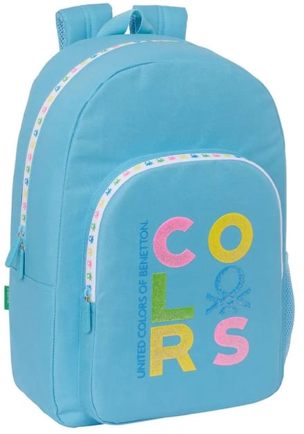 Benetton Schoolrugzak Benetton Spring Celeste 30 X 46 X 14 Cm