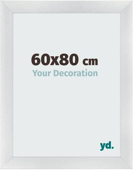 Your Decoration - Fotolijst 60x80 cm - MDF - Zilver Mat - Pisa