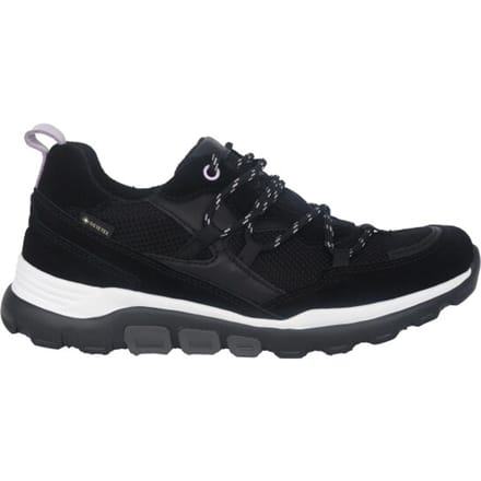 Gabor rollingsoft sensitive 96.924.47 - dames rollende wandelsneaker - Zwart - maat 37.5 (EU) 4.5 (UK)