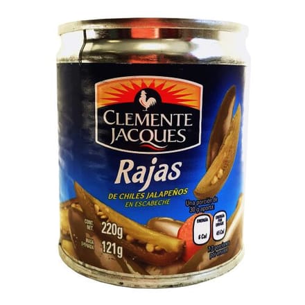 Clemente Jacques Jalapeno Chillies in Slices 220gr