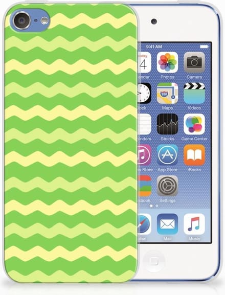 Apple iPod Touch 5 | 6 TPU bumper Waves Green
