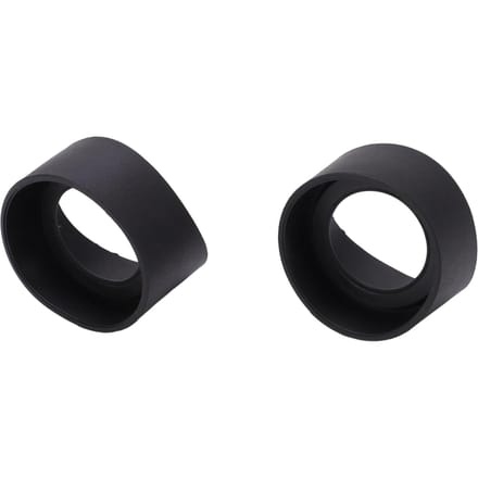 2 stuks Microscopen Rubber Oogschelpen Professionele Opvouwbare Oculair Oogschelpen voor Bescherming van de Ogen black