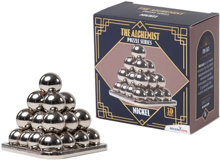 Recent Toys breinbreker The Alchemist nikkel piramide puzzel.