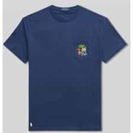 regular fit T-shirt van puur katoen met print aan de achterkant