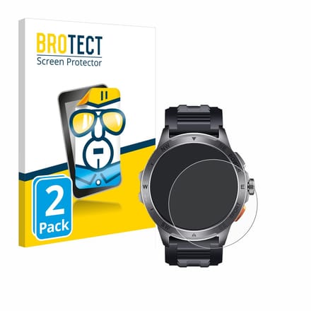 BROTECT - Screenprotector voor SLOKSFil AK77 1.43" - Folie Beschermfolie transparant 2 Stuks