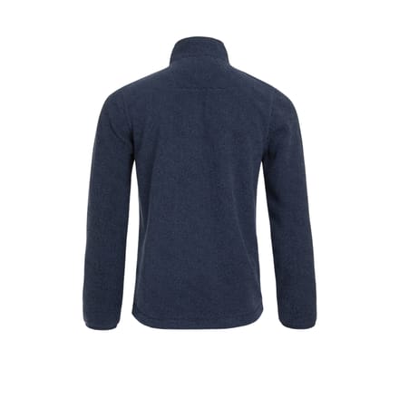 Weird Fish Heren Errill Textured Eco Friendly Quarter Zip Fleece Top (Marine)