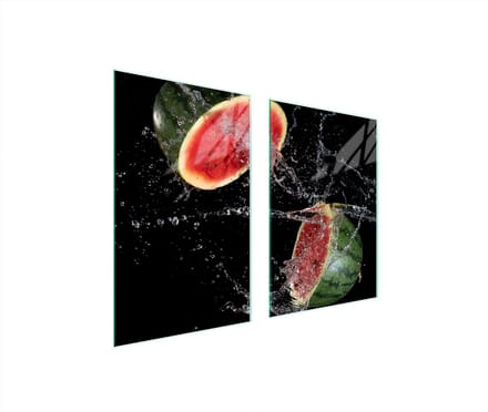 TMK ArtDeko - Snijplank - 65x52 cm - Glas - Arbuzenprint