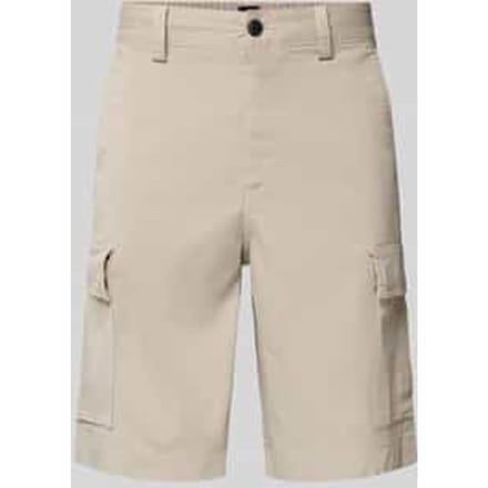relaxed fit cargoshorts van katoenmix model 'SISLA'