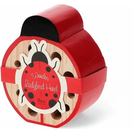 Houten lieveheersbeestje insectenhotel Rex London