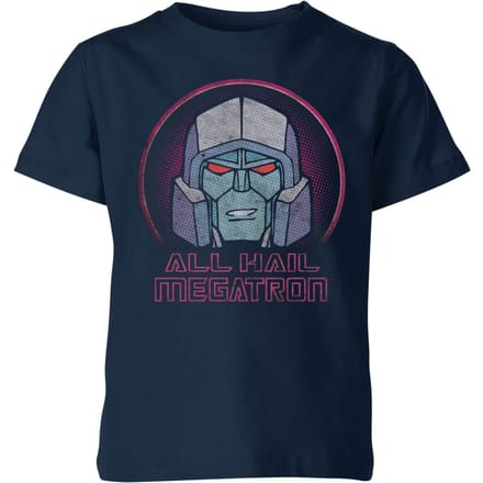 Transformers All Hail Megatron Kids' T-Shirt - Navy - 122/128 (7-8 jaar)