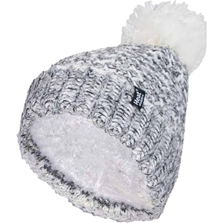 Heat Holders - Thermische Bobble-hoed voor dames - Zwart