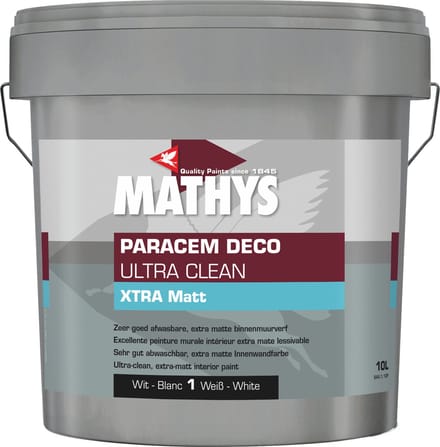 Mathys Paracem® Deco Ultra Clean Xtra Matt 10L