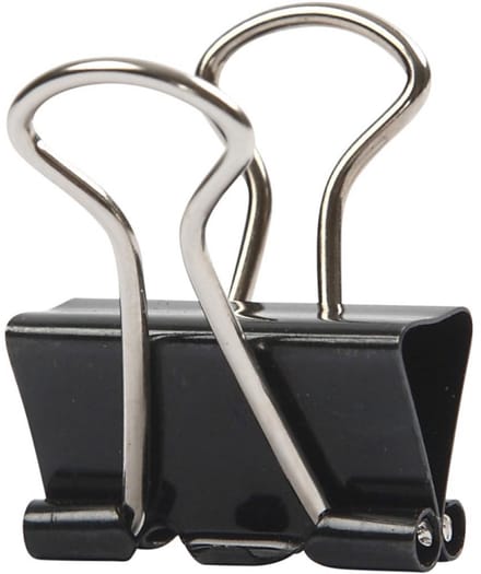 Creativ Company Foldback Clips 19mm Zwart 40 stuks