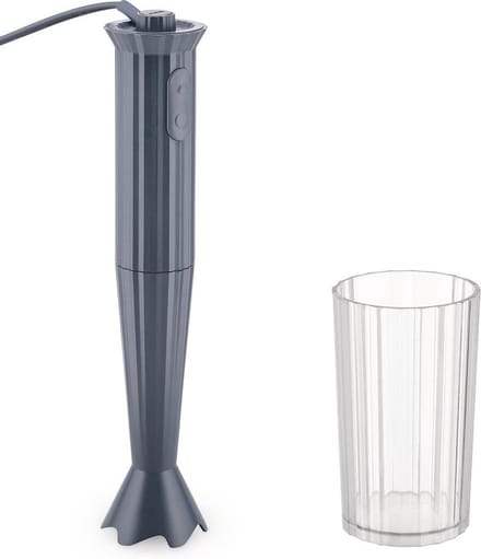 Alessi Staafmixer Plissé - 2 standen - Grijs - Michele de Lucchi - MDL10 G