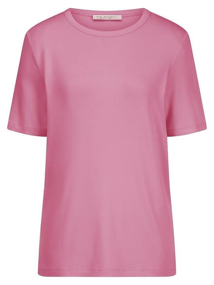 Kort pyjamashirt Van Hautnah roze