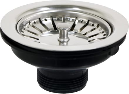 RVS Zeefstop Voor Keukenspoelbakken en Wastafels - Universeel 40mm Afvoerplug
