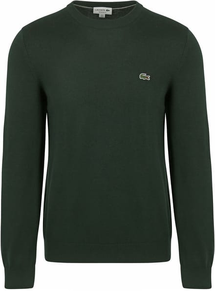 Lacoste Pullover Donkergroen - Maat 3XL - Heren - Pullovers