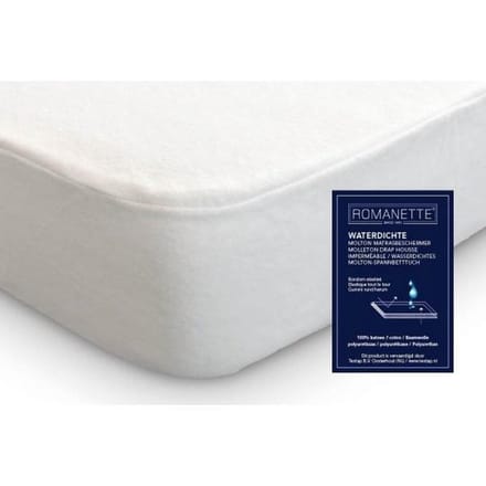Romanette Matrasbeschermer Waterdicht - 180 x 220 cm - [Wit]