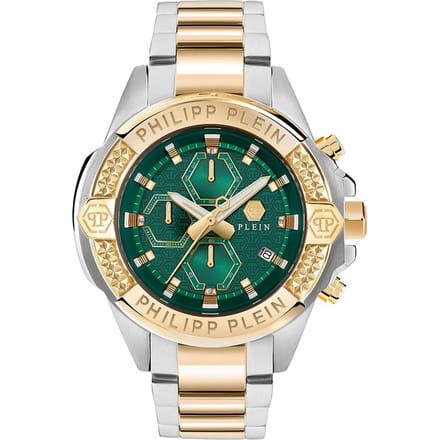 Philipp Plein The $Kull Chrono PWWFA0525 Horloge - Staal - Multi - Ø 44 mm