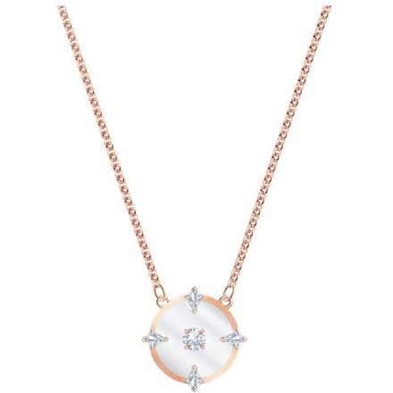Swarovski North Kettingen Dames 5551797 Rose Gold white