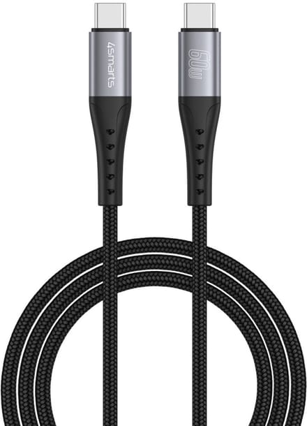 4Smarts 541454 USB-C-kabel USB-C 1.5 m Zwart