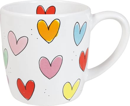Blond Amsterdam, Even Bijkletsen: Cappuccino beker 0,5L Hearts