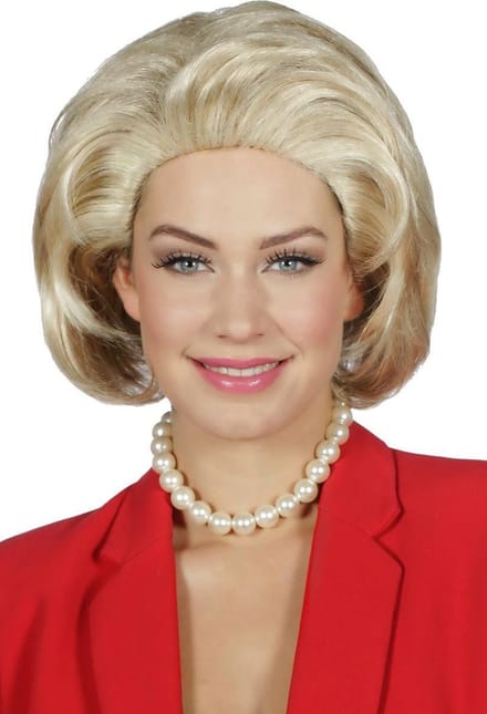 Pruik Hillary blond