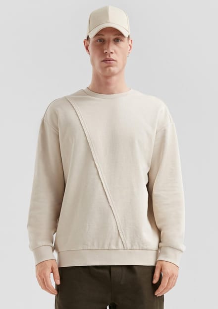 Q/S designed by - Heren sweater - Maat L - Mannen - Bruin - katoen