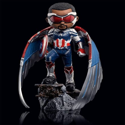 Iron Studios - MiniCo - Marvel - The Falcon and The Winter Soldier - Captain America Statue 15cm