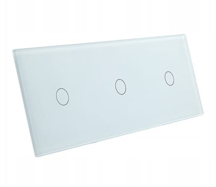 LIVOLO - C7-C1/C1/C1-11 - wit glas paneel - t.b.v Touch lichtschakelaar (alléén glas)